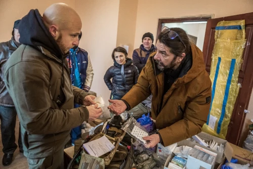 Les kits de secours en Ukraine